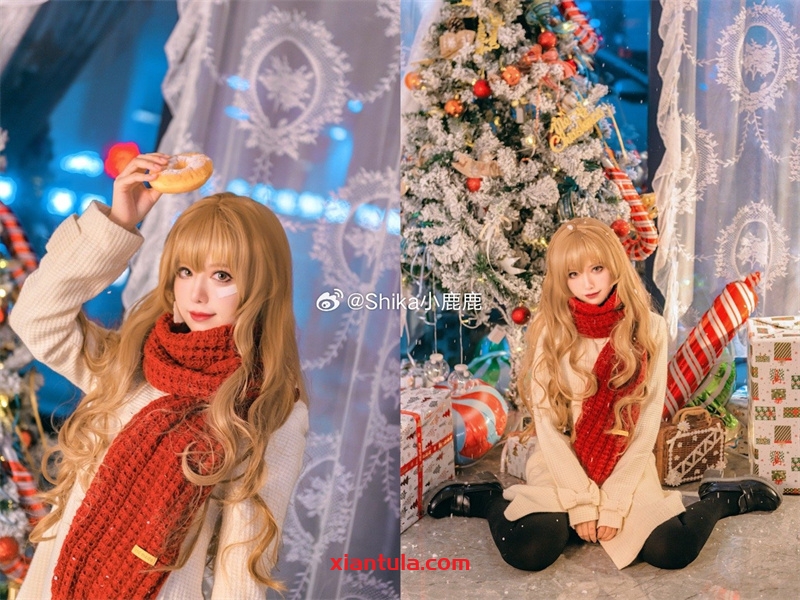 shika小鹿鹿最全60套照片集，圣诞惊喜美得不可思议