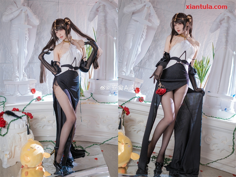 安食ajiki白猫猫的图片分享，身材与美貌的双重震撼